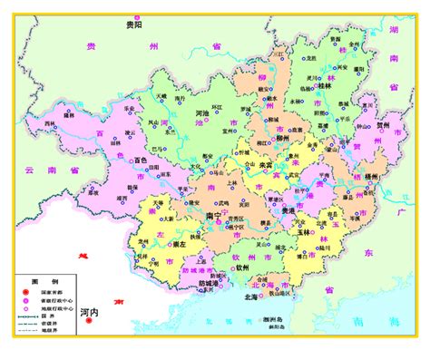 廣西有幾個市|廣西行政區劃圖